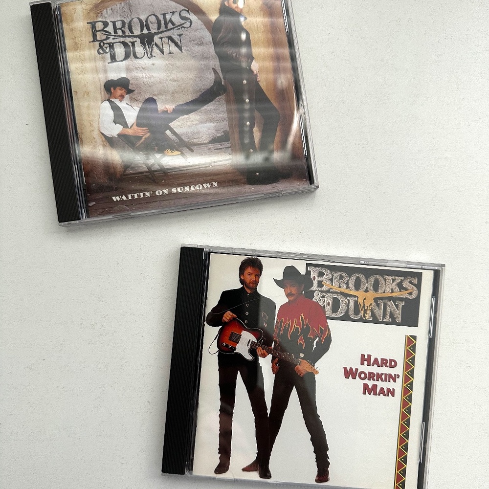 Brooks & Dunn CD's, Set of 2, Waitin' On Sundown, Hard Workin' Man